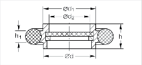 Переходное центрирующее кольцо ISO-KF