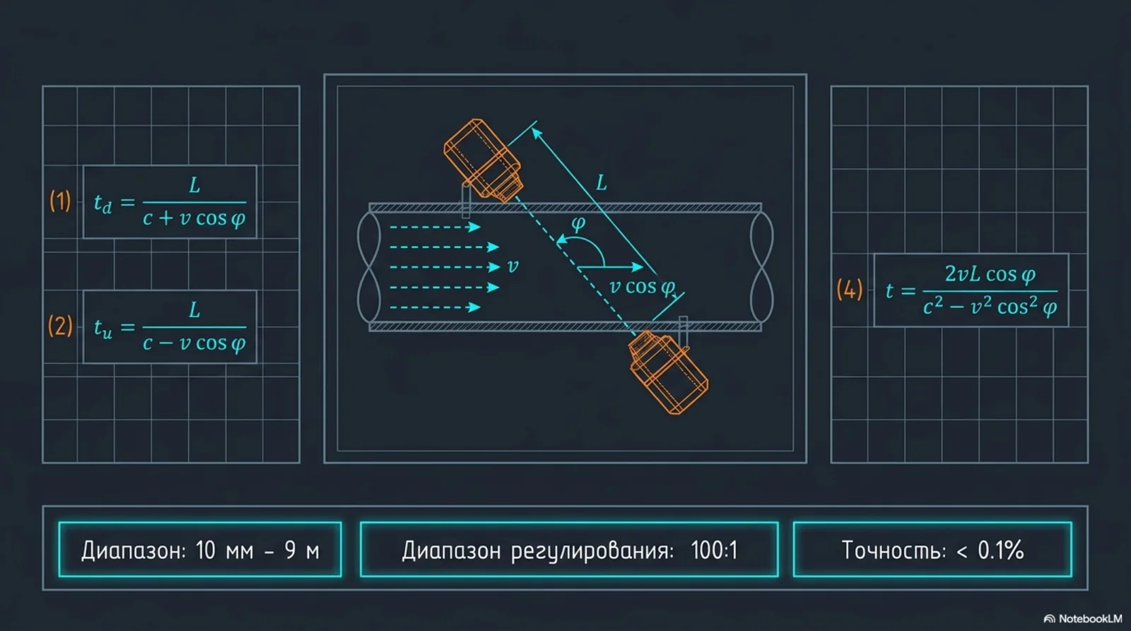 Расходомер для высокого давления и сферическая измерительная полость