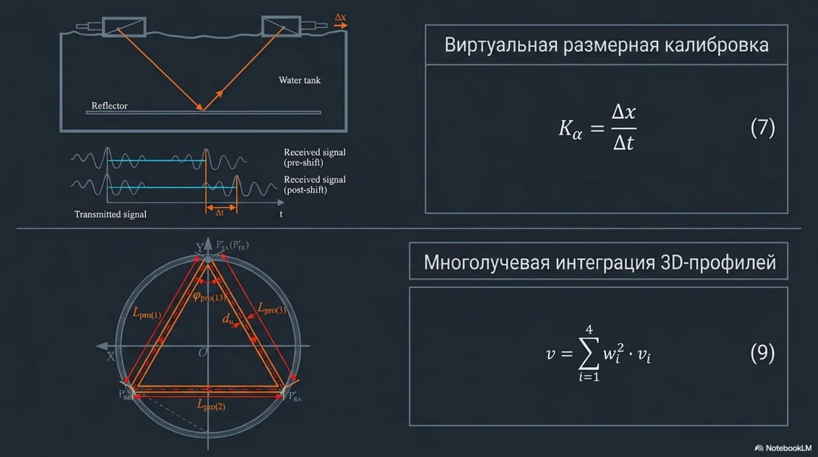 Многолучевой ультразвуковой расходомер и виртуальная калибровка