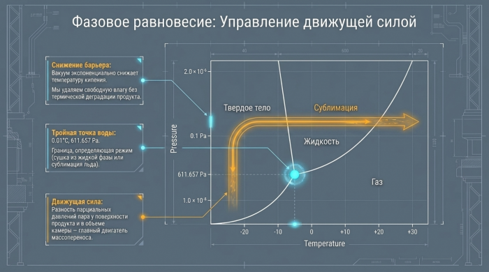 LeakLab-900: инженерия вакуумной сушки и тепломассопереноса