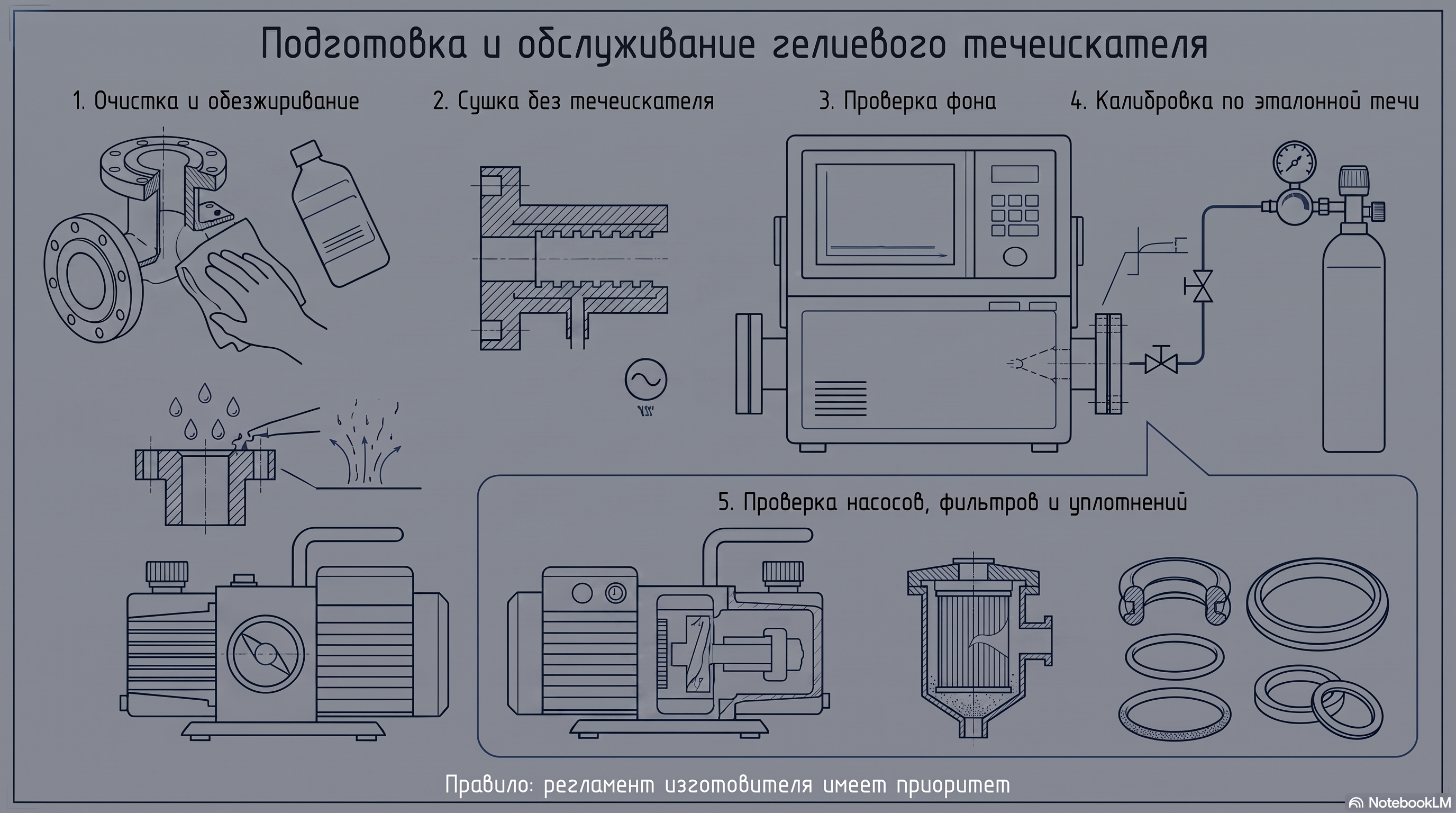 Подготовка и обслуживание гелиевого течеискателя: что включить в рабочий регламент — новости LeakLab Фото: Подготовка и обслуживание гелиевого течеискателя: что включить в рабочий регламент