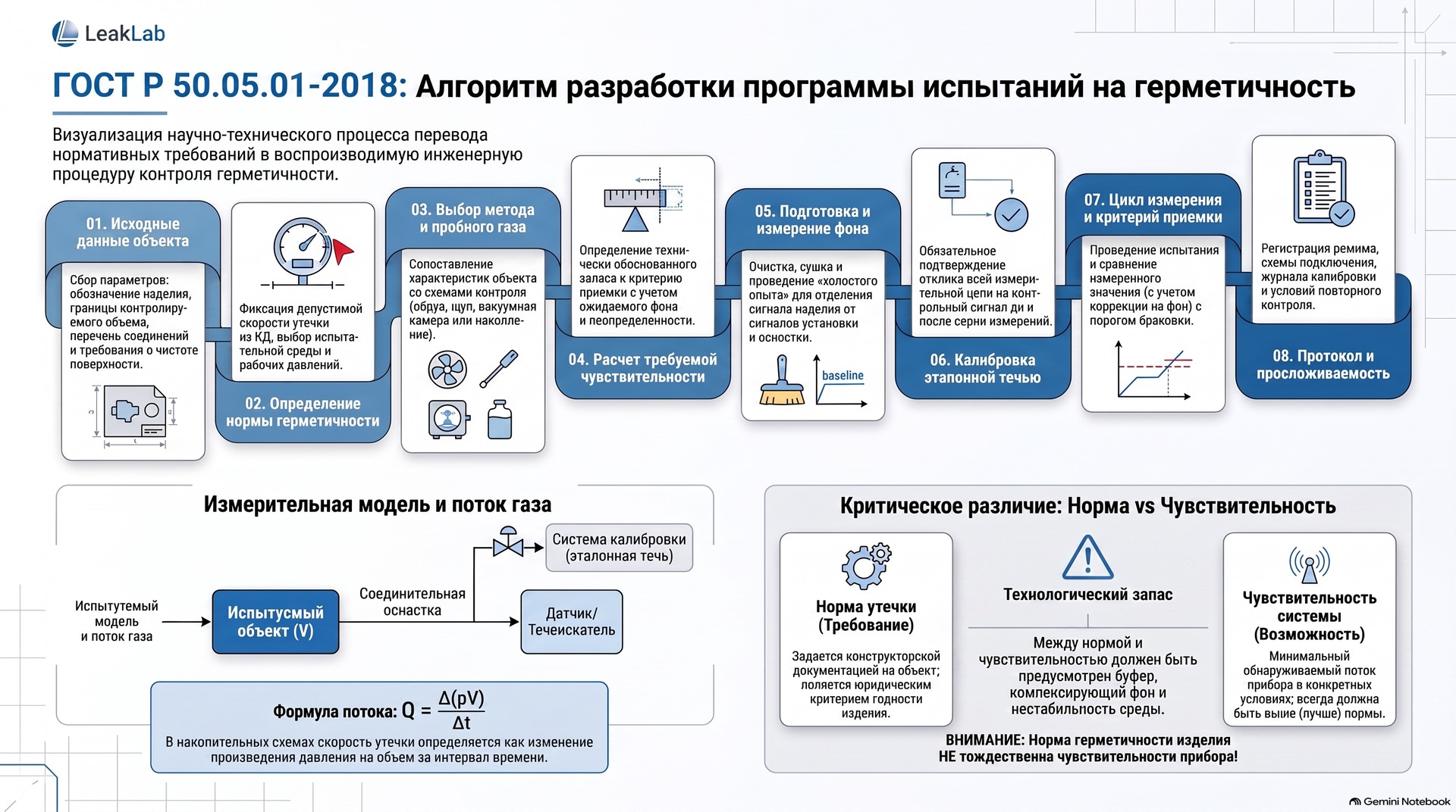 ГОСТ Р 50.05.01-2018: как разработать программу испытаний на герметичность ГОСТ Р 50.05.01-2018: как разработать программу испытаний на герметичность