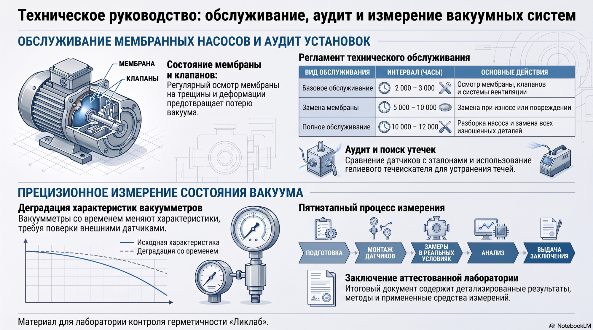 Обслуживание и аудит вакуумных установок Обслуживание и аудит вакуумных установок