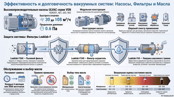 Вакуумные насосы Welch и Anest Iwata