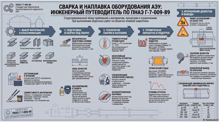 ПНАЭ Г-7-009-89: сварка и наплавка оборудования и трубопроводов АЭУ