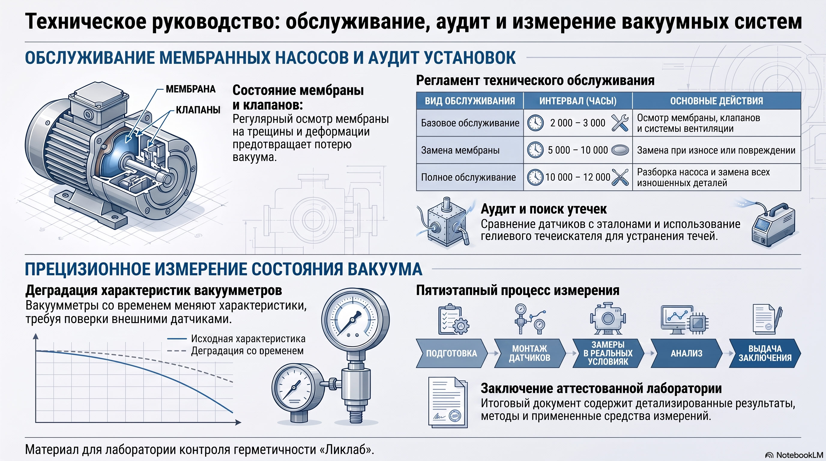 Обслуживание и аудит вакуумных установок Обслуживание и аудит вакуумных установок