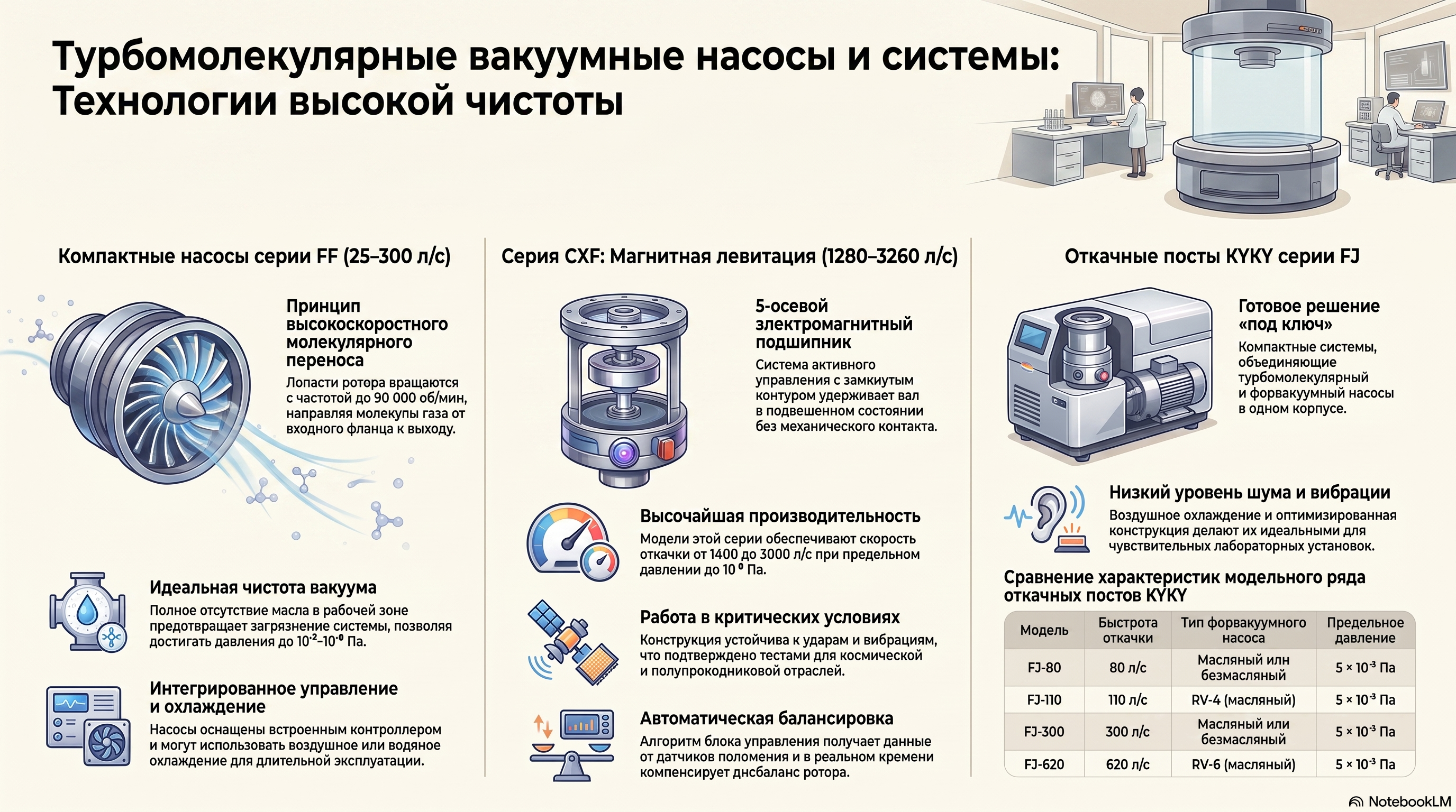Пластинчато-роторные насосы KYKY, ZYVP и Hanbell