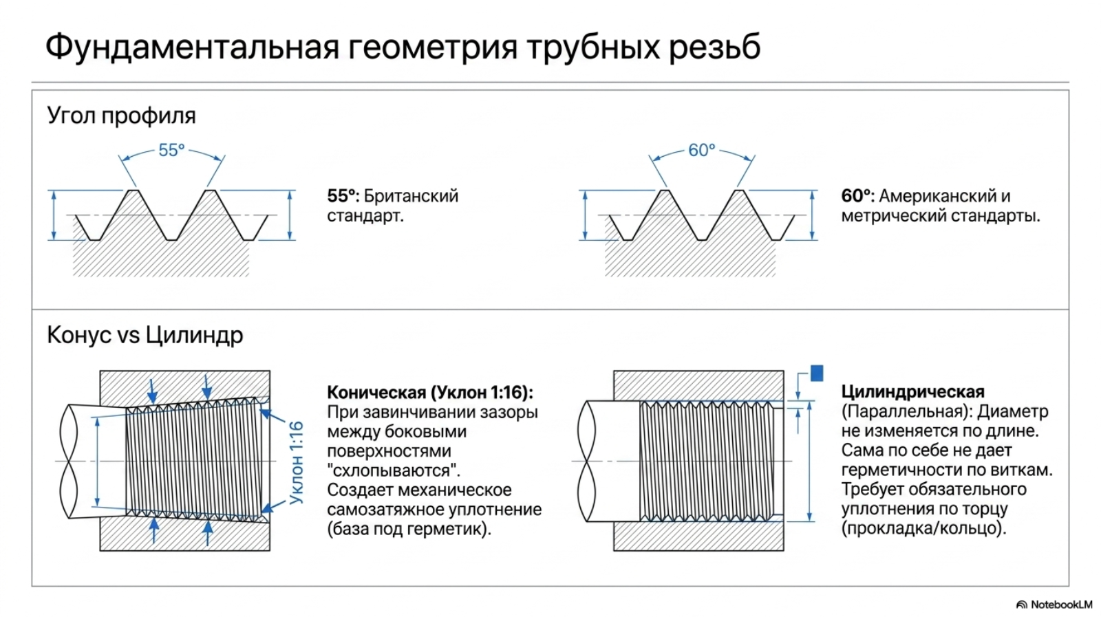 Вакуумные сильфоны, фланцы и фитинги — технический слайд 8 из 12