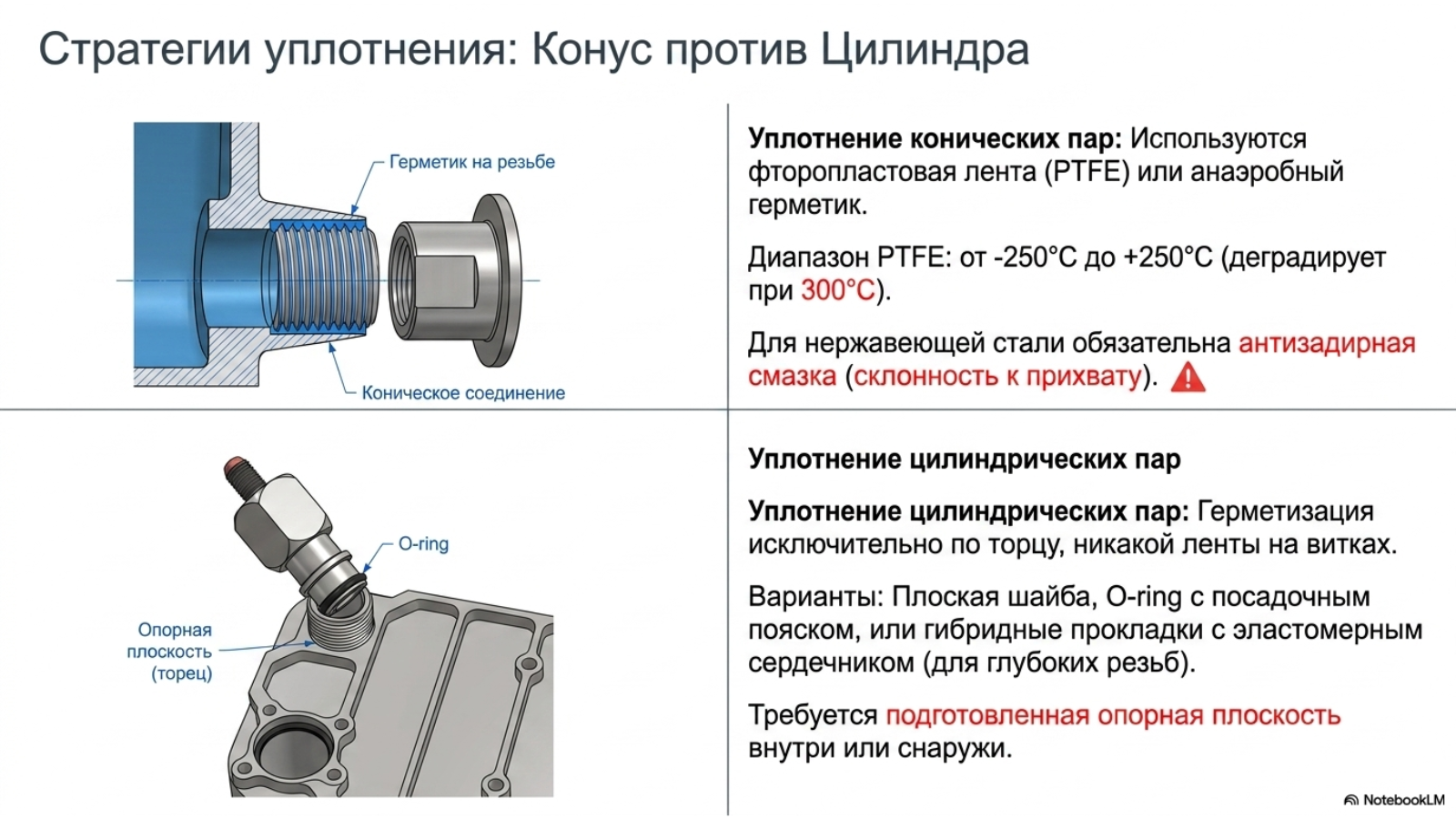 Вакуумные сильфоны, фланцы и фитинги — технический слайд 10 из 12