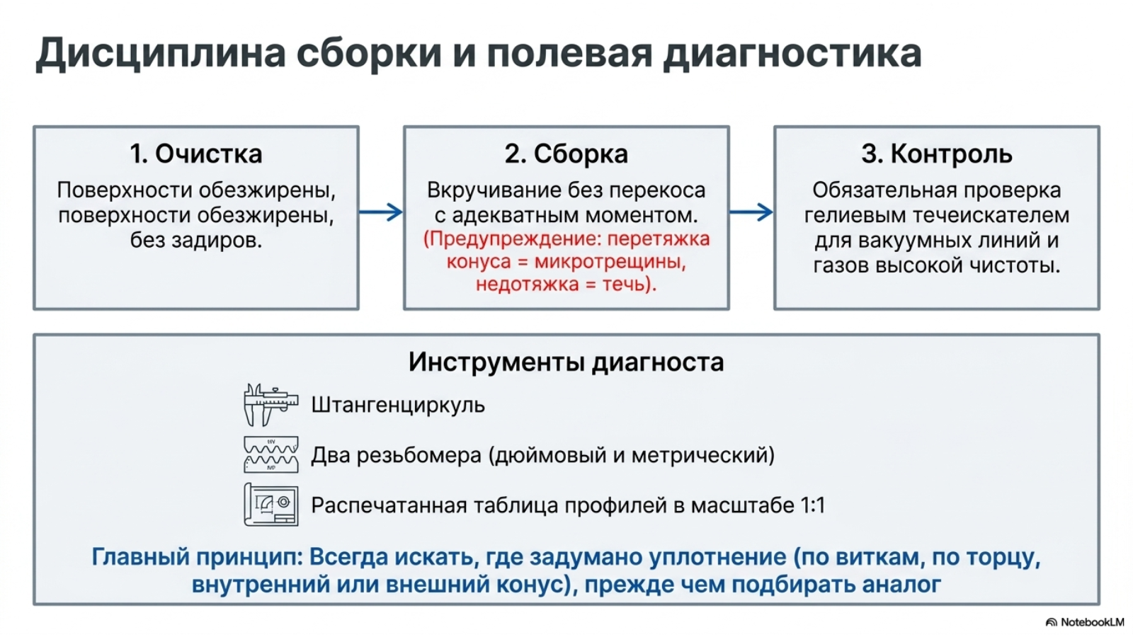 Вакуумные сильфоны, фланцы и фитинги — технический слайд 12 из 12