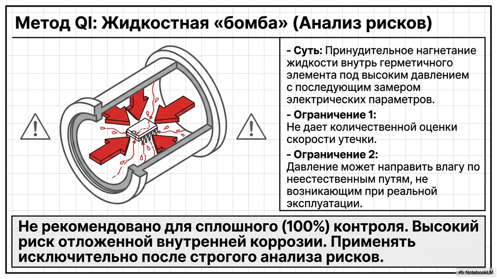 ГОСТ 28210-89: выбор метода испытания на герметичность — технический слайд 7 из 14