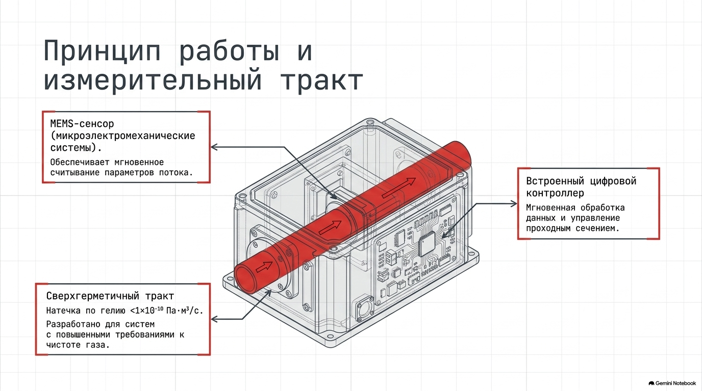 Схема измерительного тракта и MEMS-сенсора AS200B