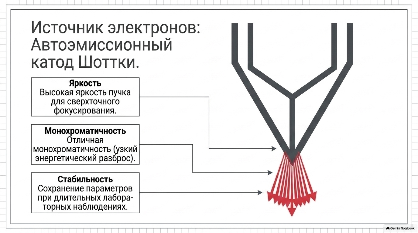 Электронная пушка с катодом Шоттки KYKY EM-8300