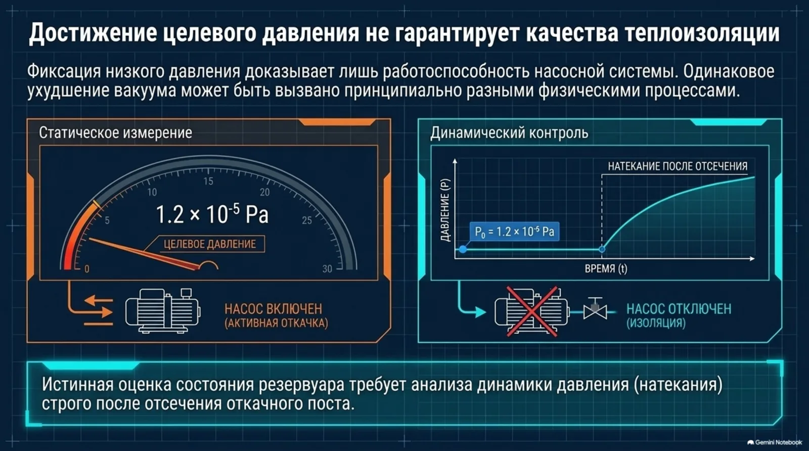 Почему достигнутое давление не гарантирует качество теплоизоляции