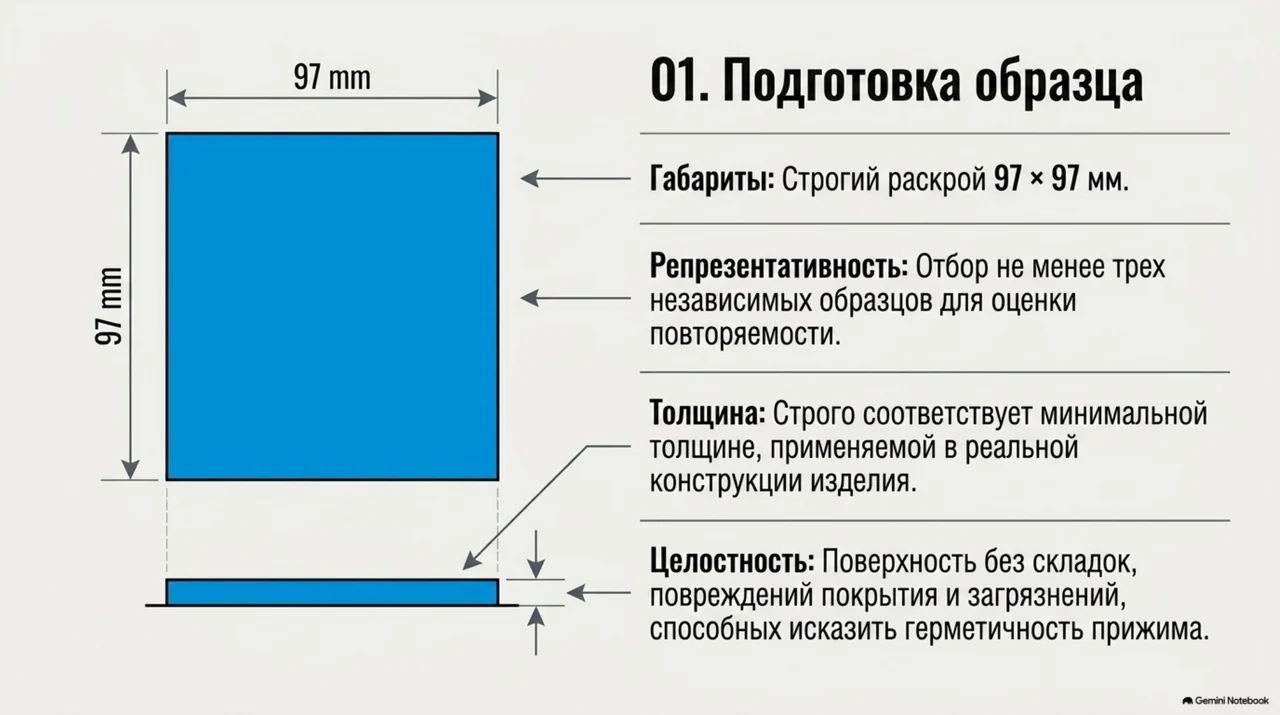 Подготовка и идентификация образца