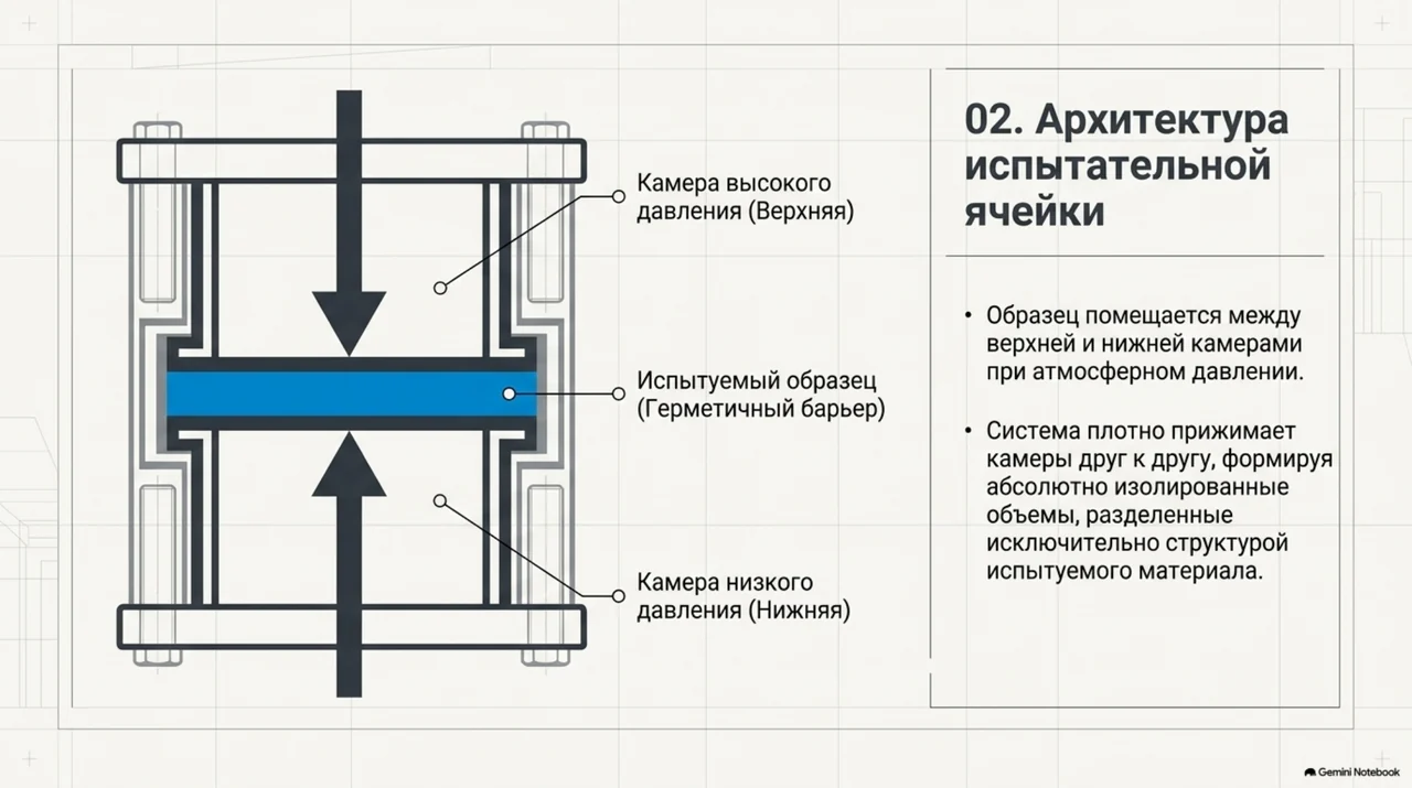 Архитектура двухкамерной испытательной ячейки
