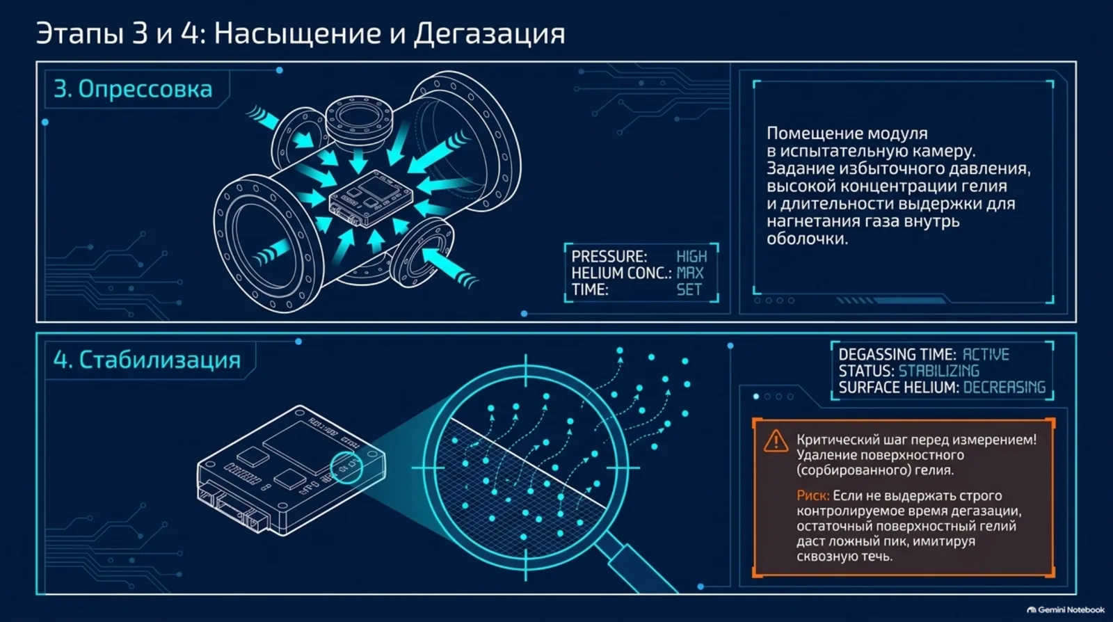 Опрессовка и стабилизация