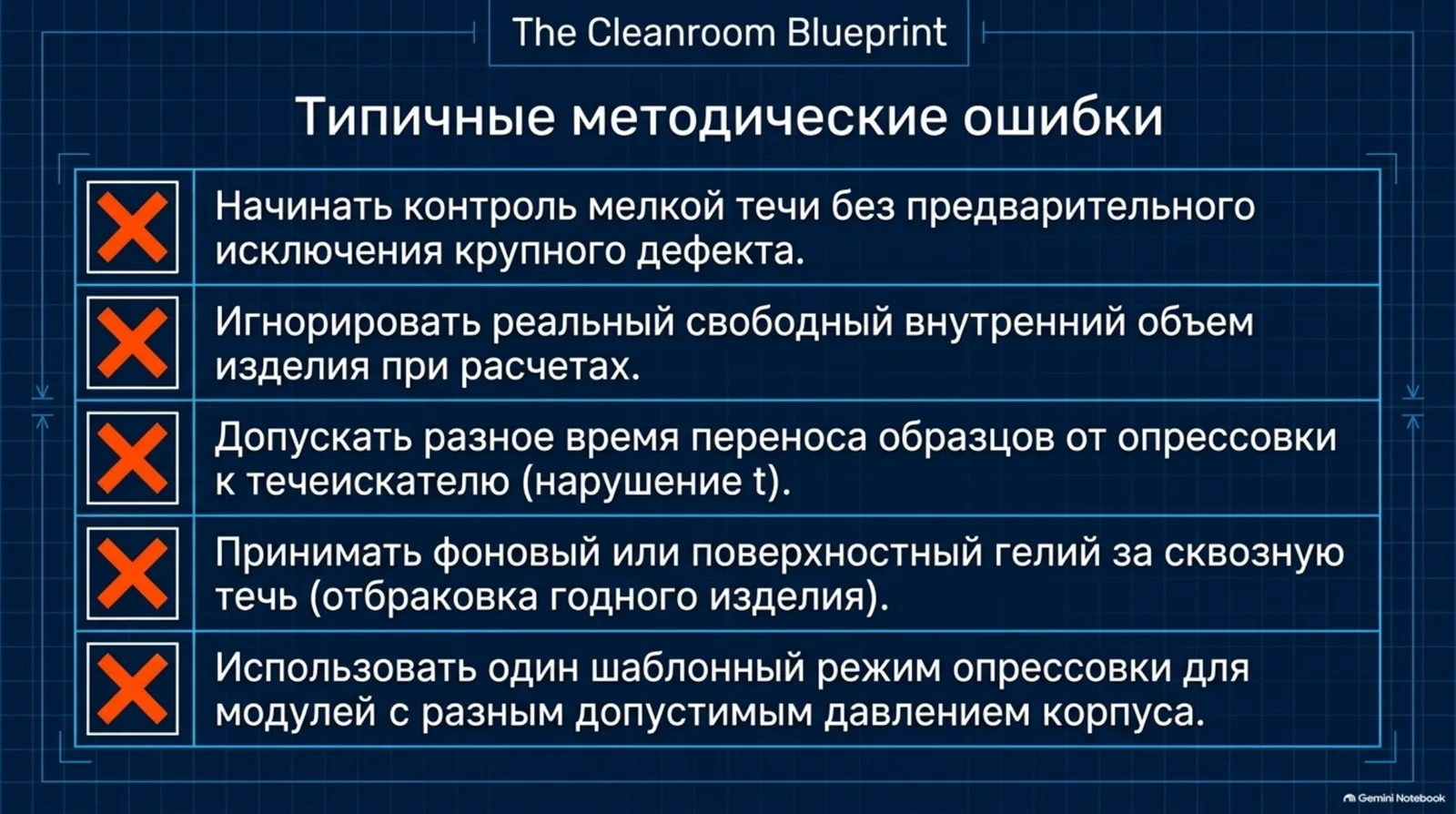 Типичные методические ошибки