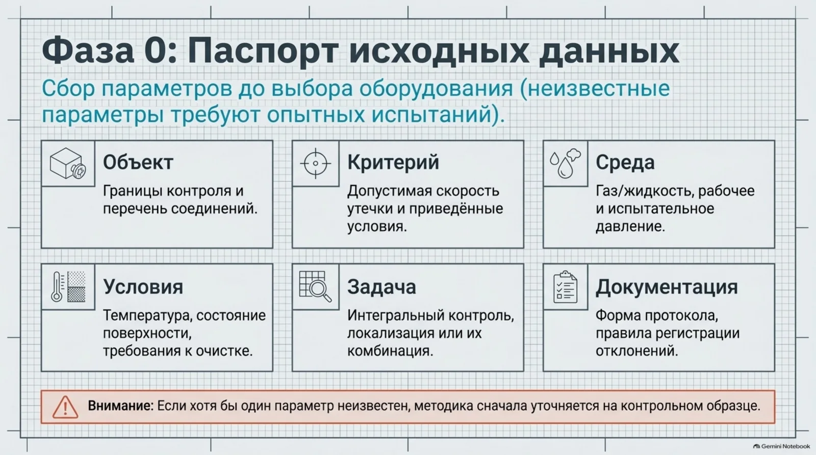 Паспорт исходных данных