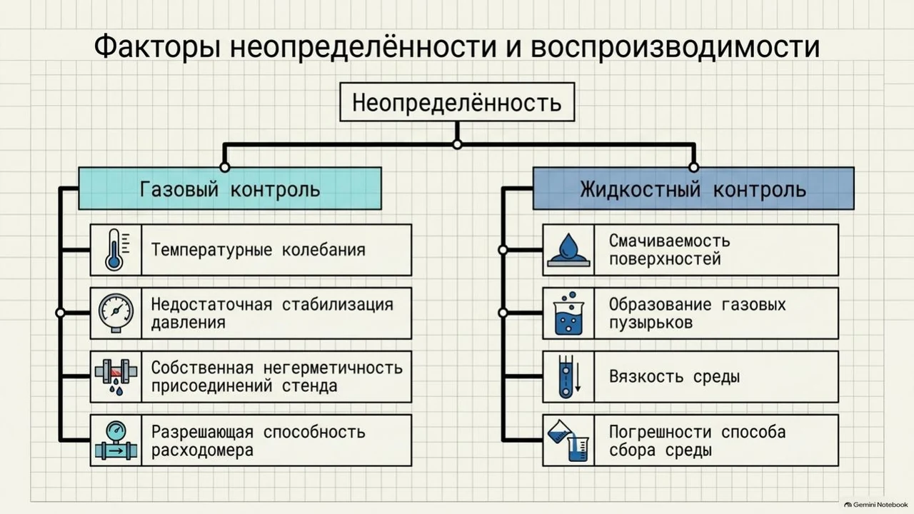 Факторы неопределённости и воспроизводимости