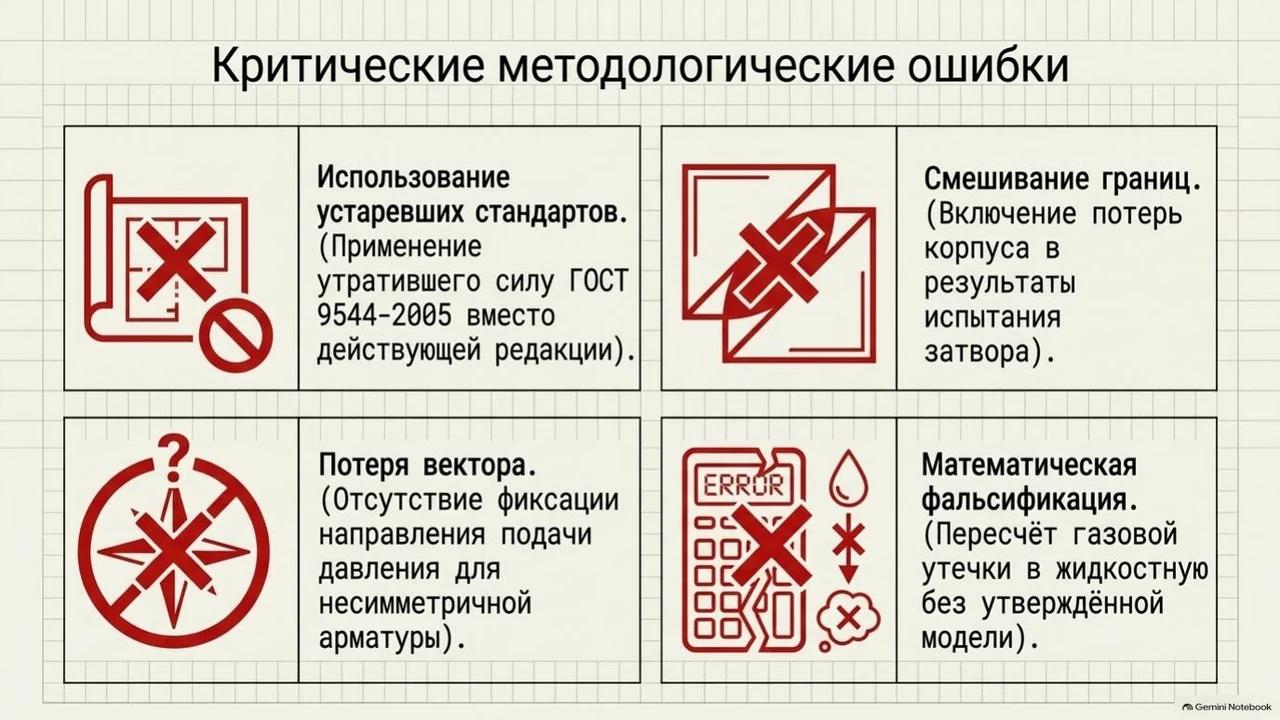 Критические методологические ошибки