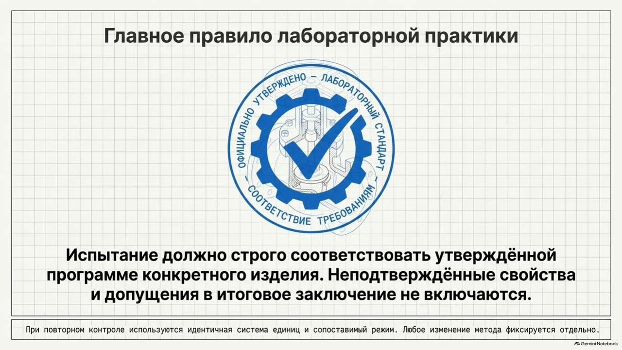 Главное правило лабораторной практики