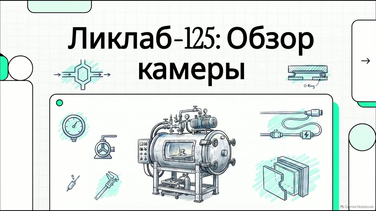 Камера LeakLab-125: проектирование высоковакуумного стенда