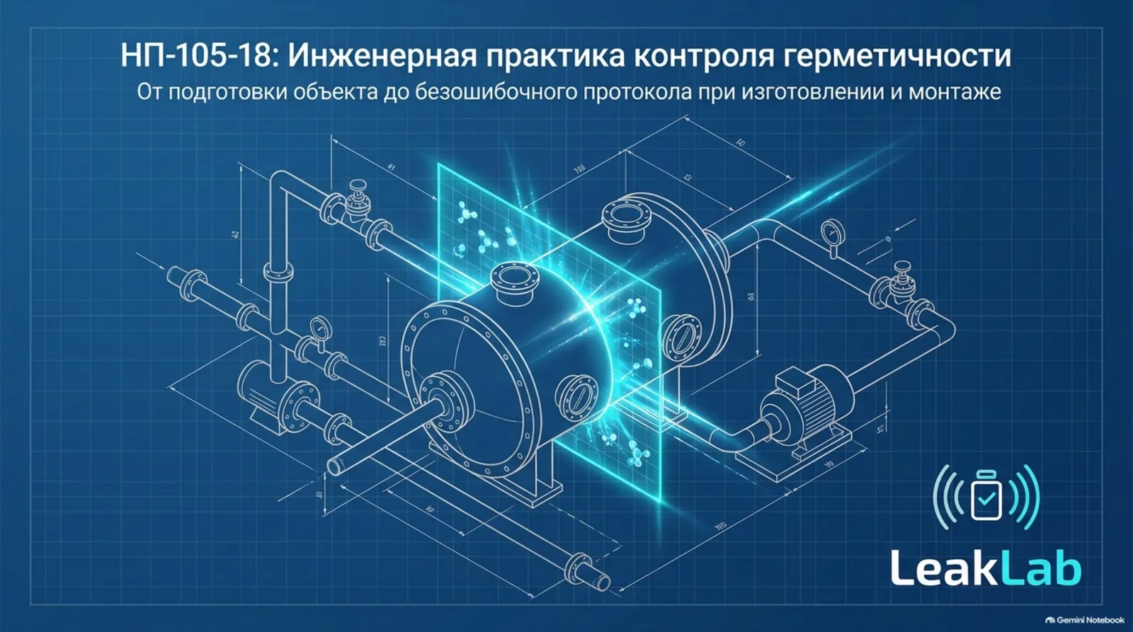 НП-105-18: инженерная практика контроля герметичности