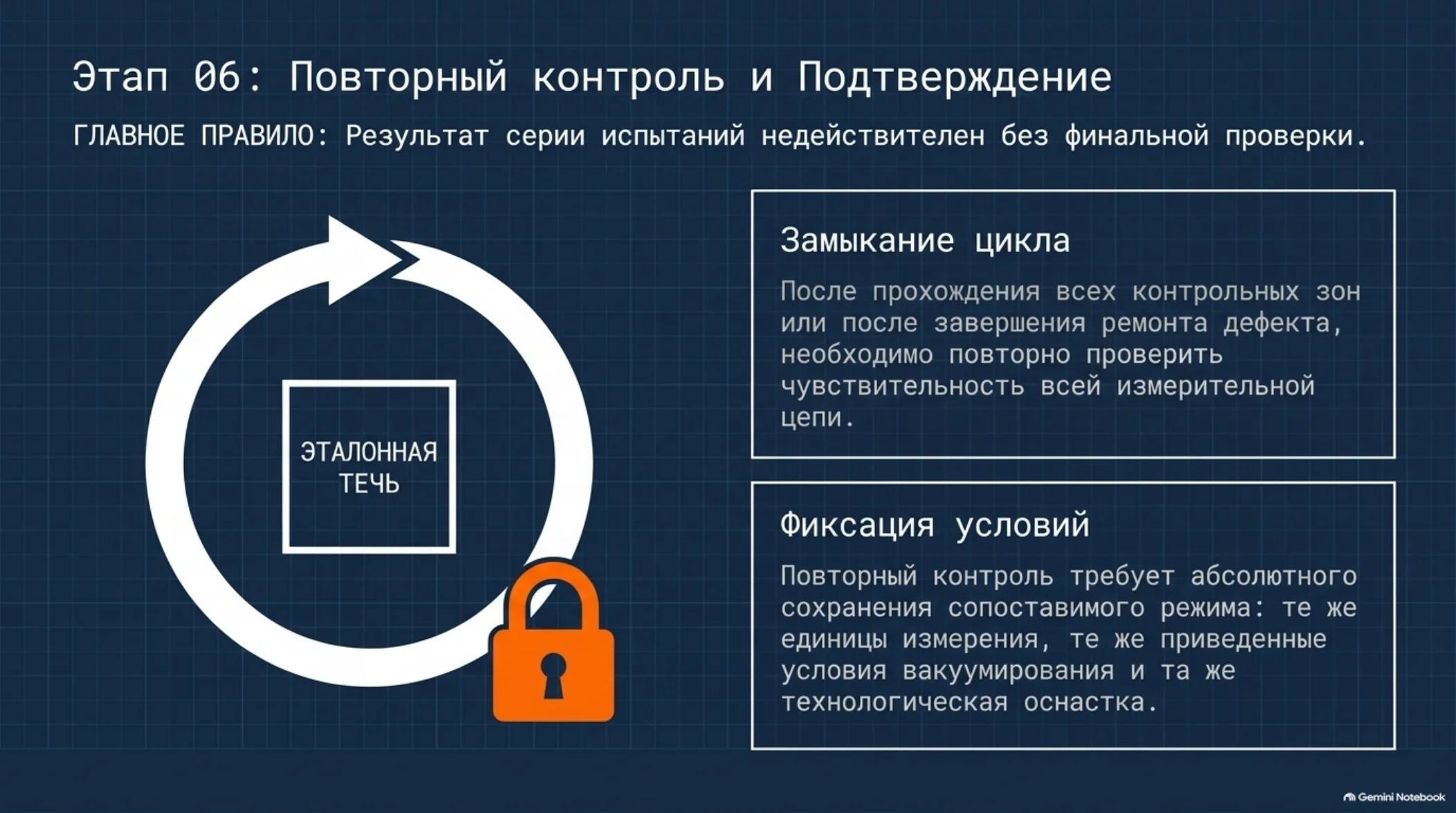 Повторный контроль и подтверждение