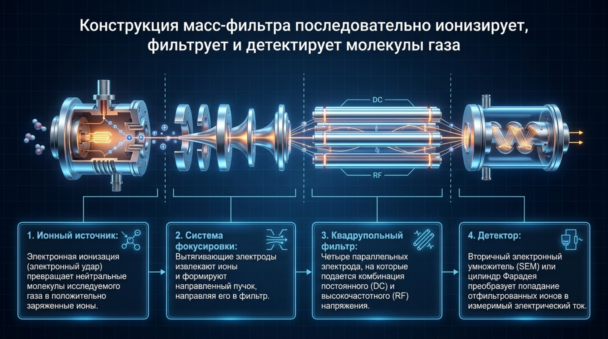 LeakLab QGA: квадрупольная масс-спектрометрия криогенных резервуаров СПГ: проверенная схема и инженерное пояснение
