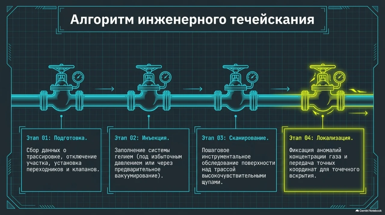 Алгоритм инженерного течеискания
