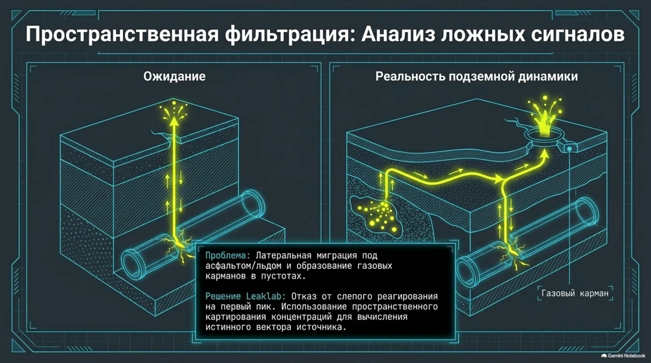 Отделение истинного сигнала от фоновой миграции