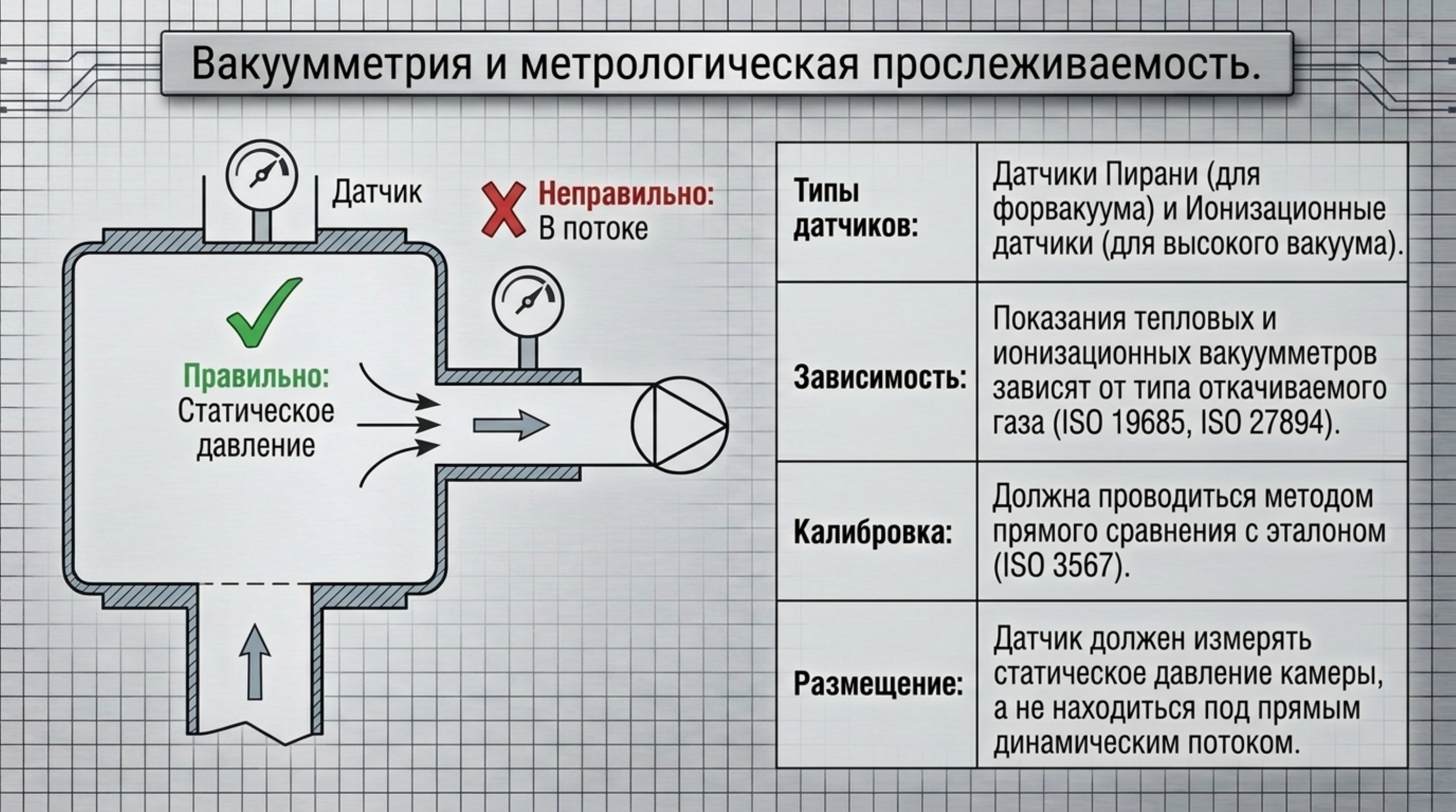 Слайд о принципе азотной криогенной ловушки