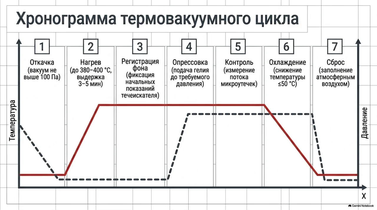 Хронограмма термовакуумного цикла
