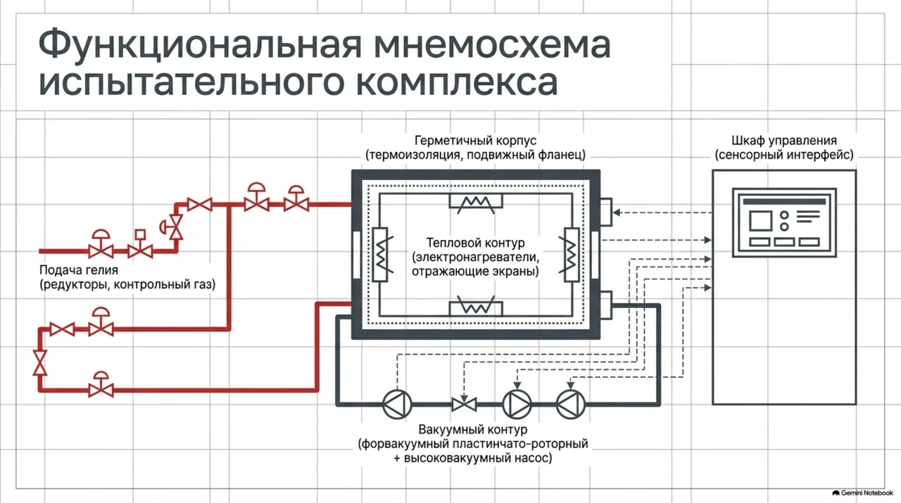 Испытания в вакуумной камере: расчёт цикла и производительности