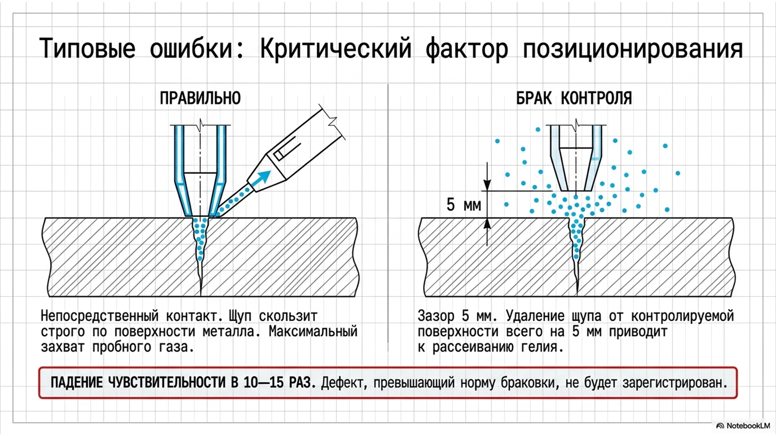Испытания на герметичность по ОСТ 26.260.14-2001 — технический слайд 9 из 11