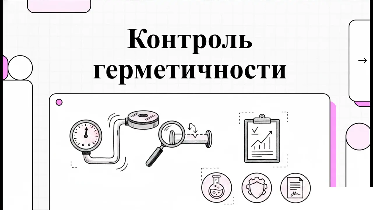 Манометрический контроль и организация лаборатории герметичности