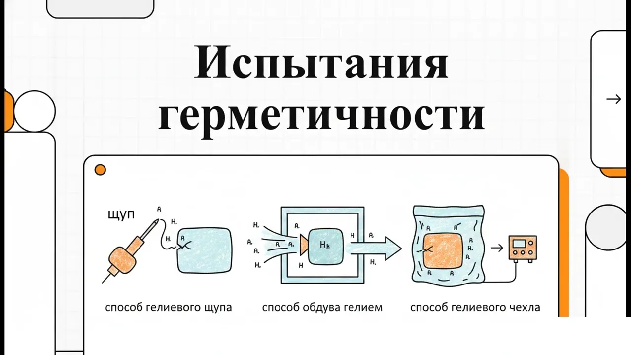 Гелиевый щуп, обдув и чехол: локализация и измерение течей