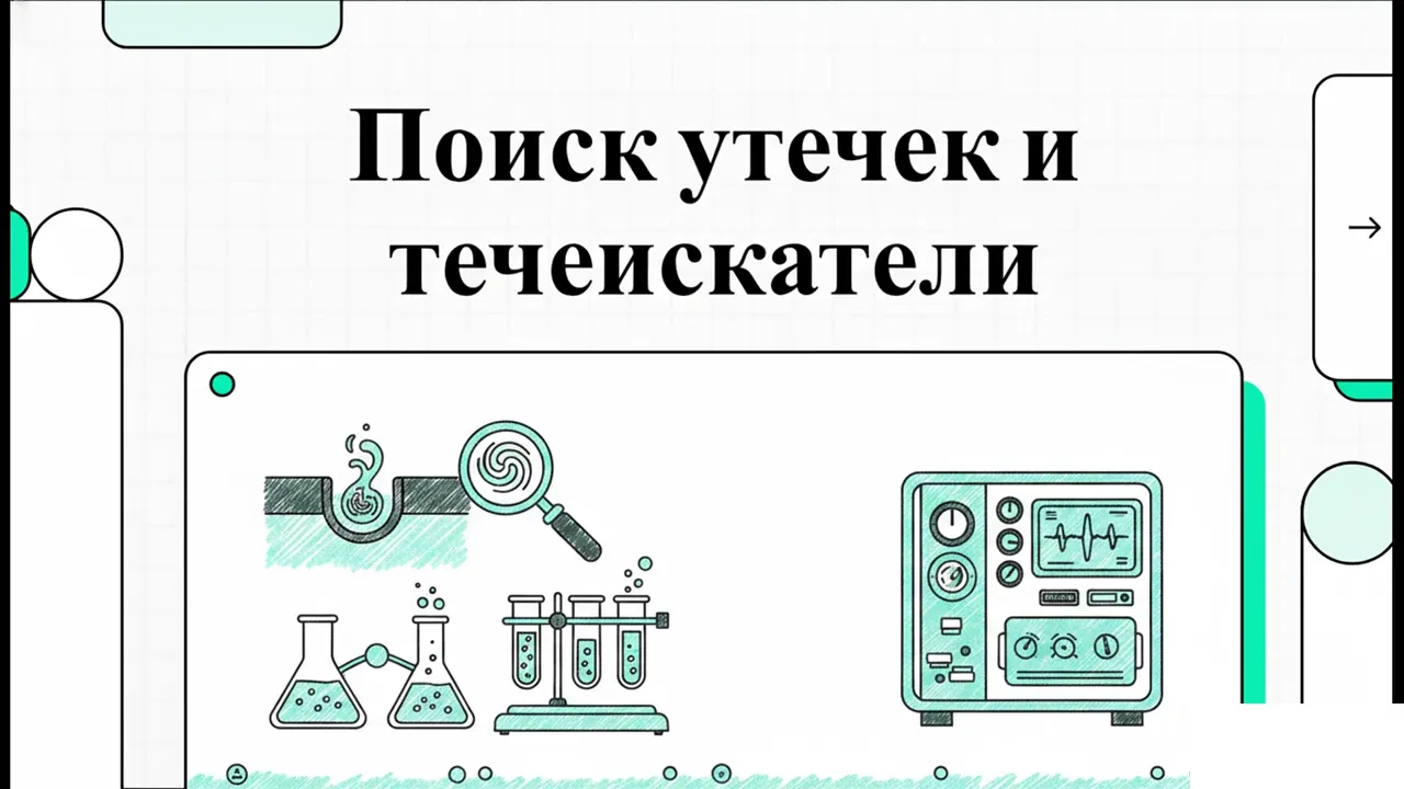 Поиск утечек в подземных трубопроводах и оснащение лаборатории
