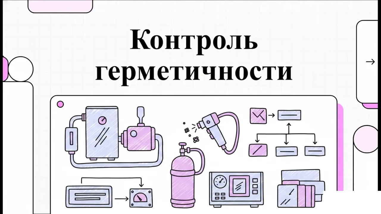 Технологические карты и оборудование для гелиевого контроля герметичности
