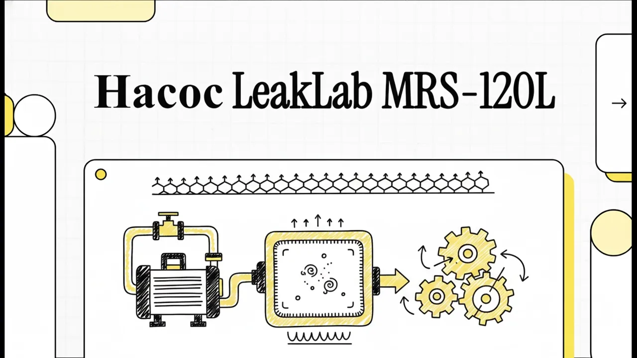 Сухой винтовой вакуумный насос LeakLab MRS-120L (110 м³/ч, 1,3 Па)