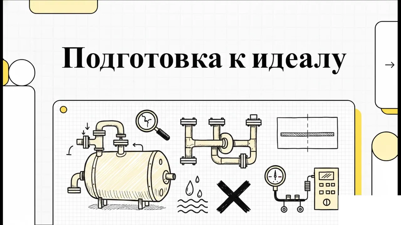 Подготовка поверхности изделия перед контролем герметичности