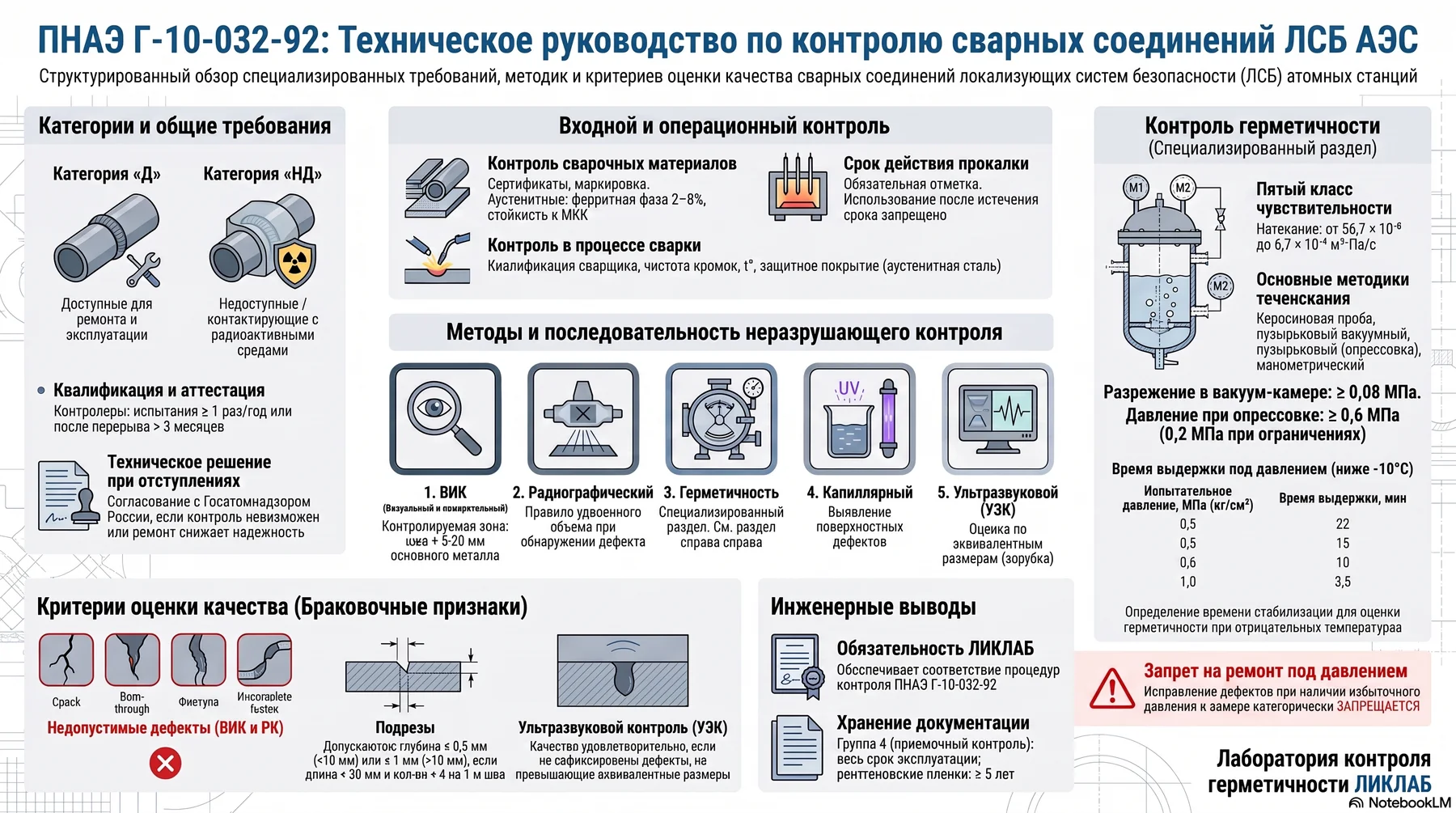 ПНАЭ Г-10-032-92 — техническая схема, слайд 1