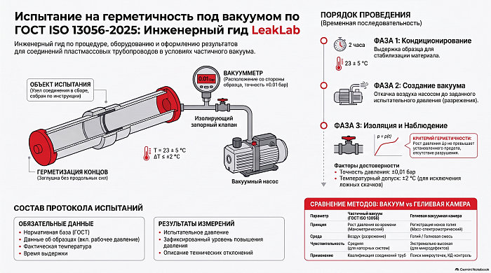 Испытания под вакуумом по ГОСТ ISO 13056-2025: инженерный разбор
