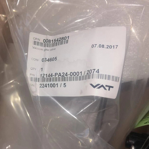 Фото: Вакуумный затвор VAT 12144-PA24-0001/2074