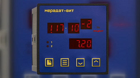 Фото: Вакуумметр Мерадат-ВИТ12Т6 (2Р/1А/RS-485/4М)